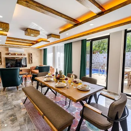 Luxury Duplex With 2 Pools In Kalkan Vila Gelemiş